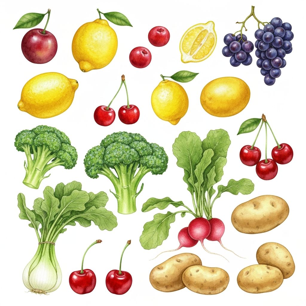 Früchte und Gemüse